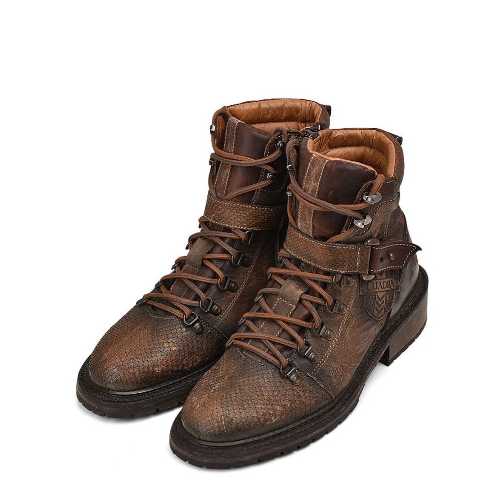 NIB Cuadra Python Leather Bootie - Picture 5 of 6